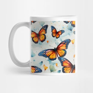 Monarch Butterflies Watercolor 12 Mug